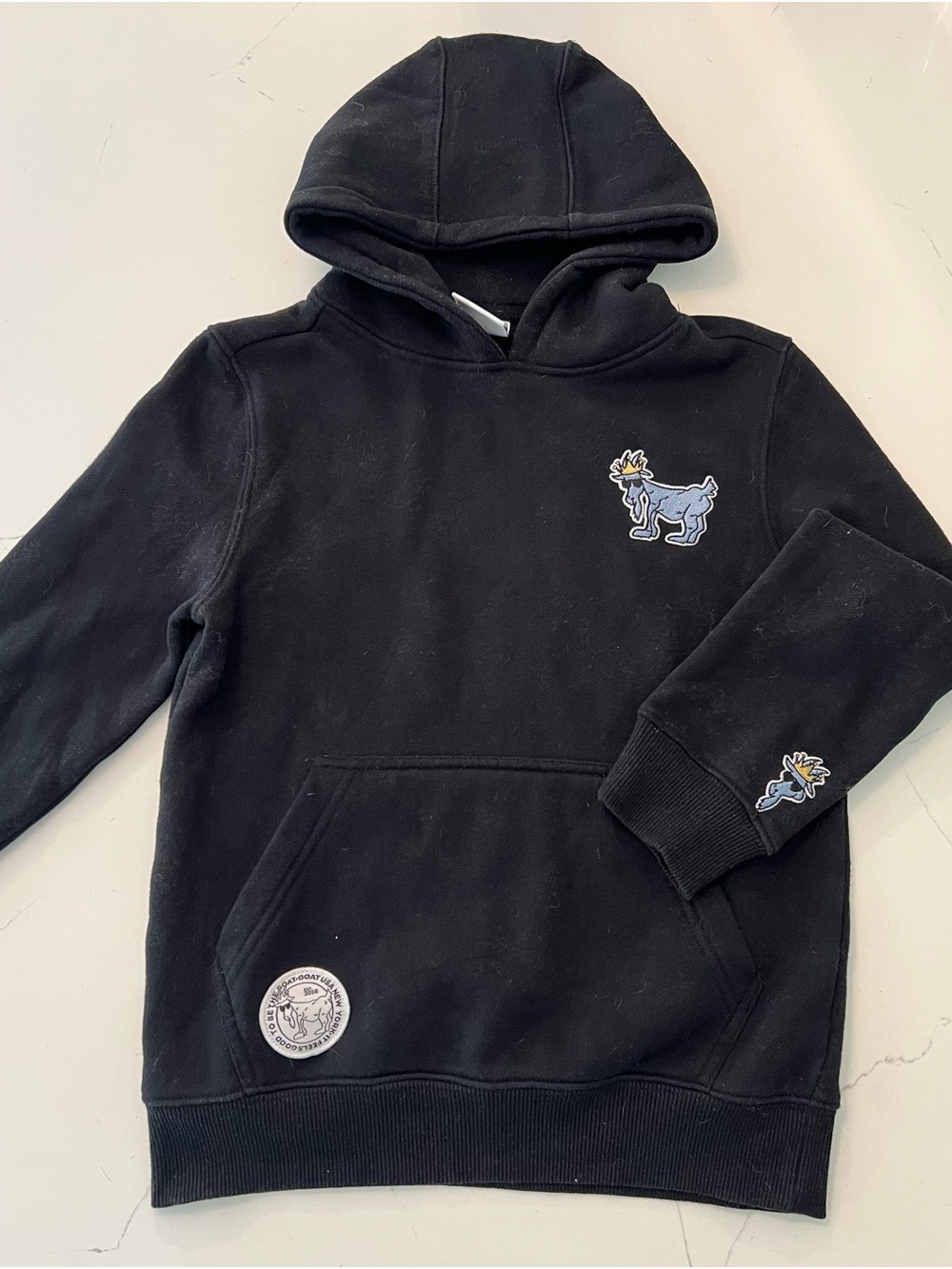Kids Black GOAT USA Hoodie